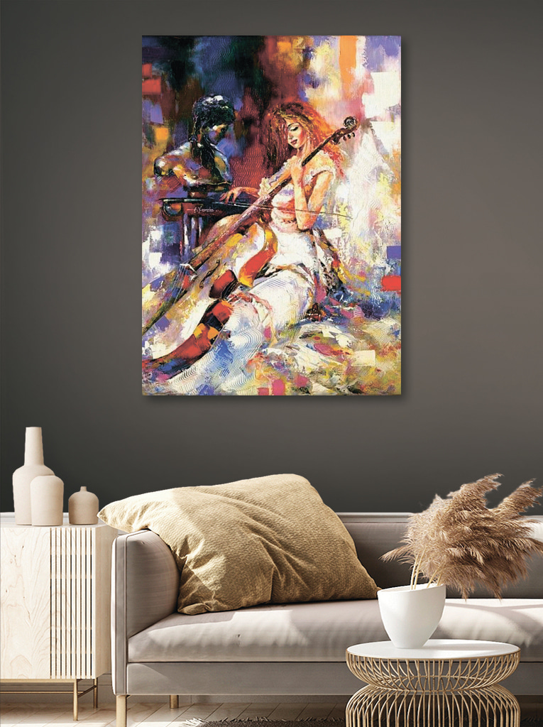 Violoncello in movimento — ambiente 3