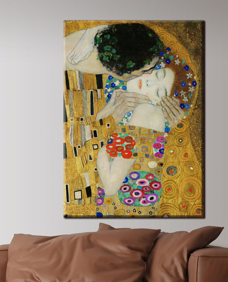 Il bacio in un ambiente