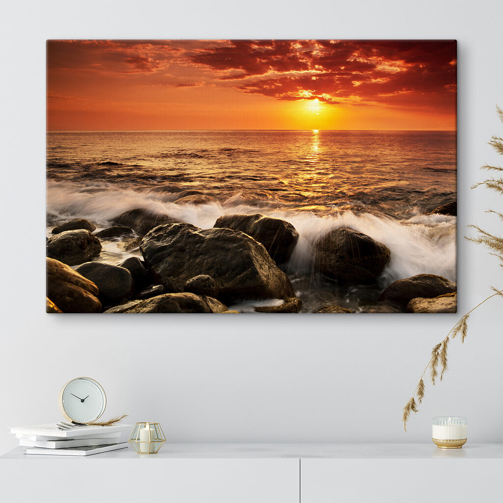 Tramonto sopra le rocce — ambiente 3