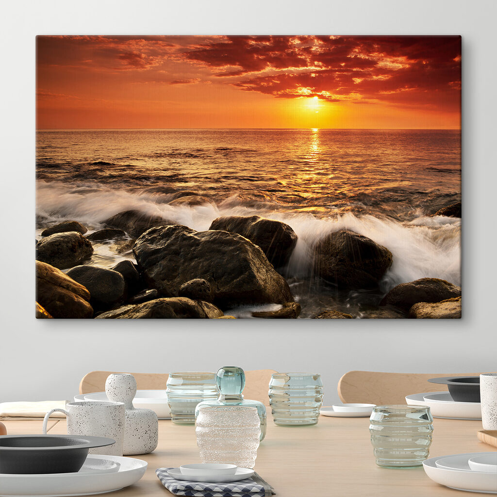 Tramonto sopra le rocce — ambiente 4