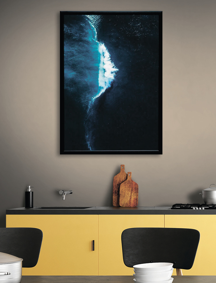 Un’onda nel blu notte — ambiente 1