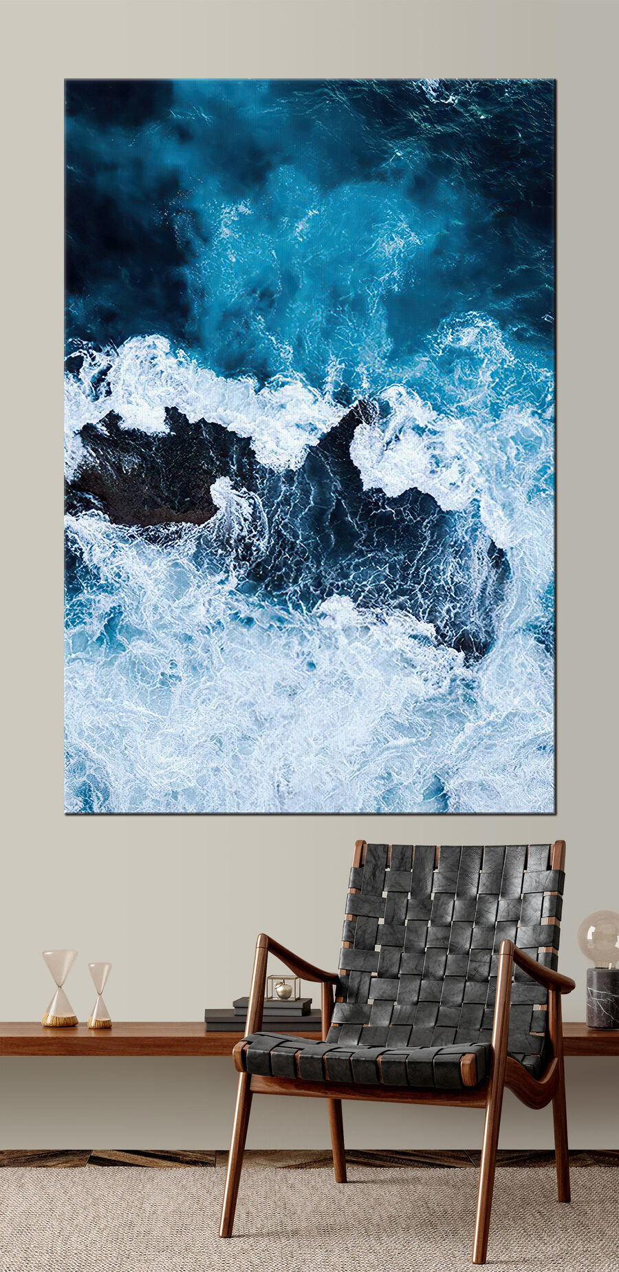 Schiuma intorno alle rocce — ambiente 2