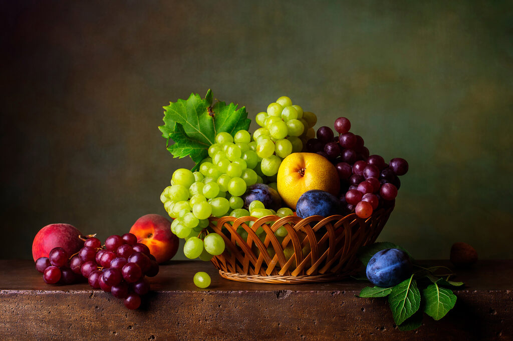 Cesto di frutta — design completo