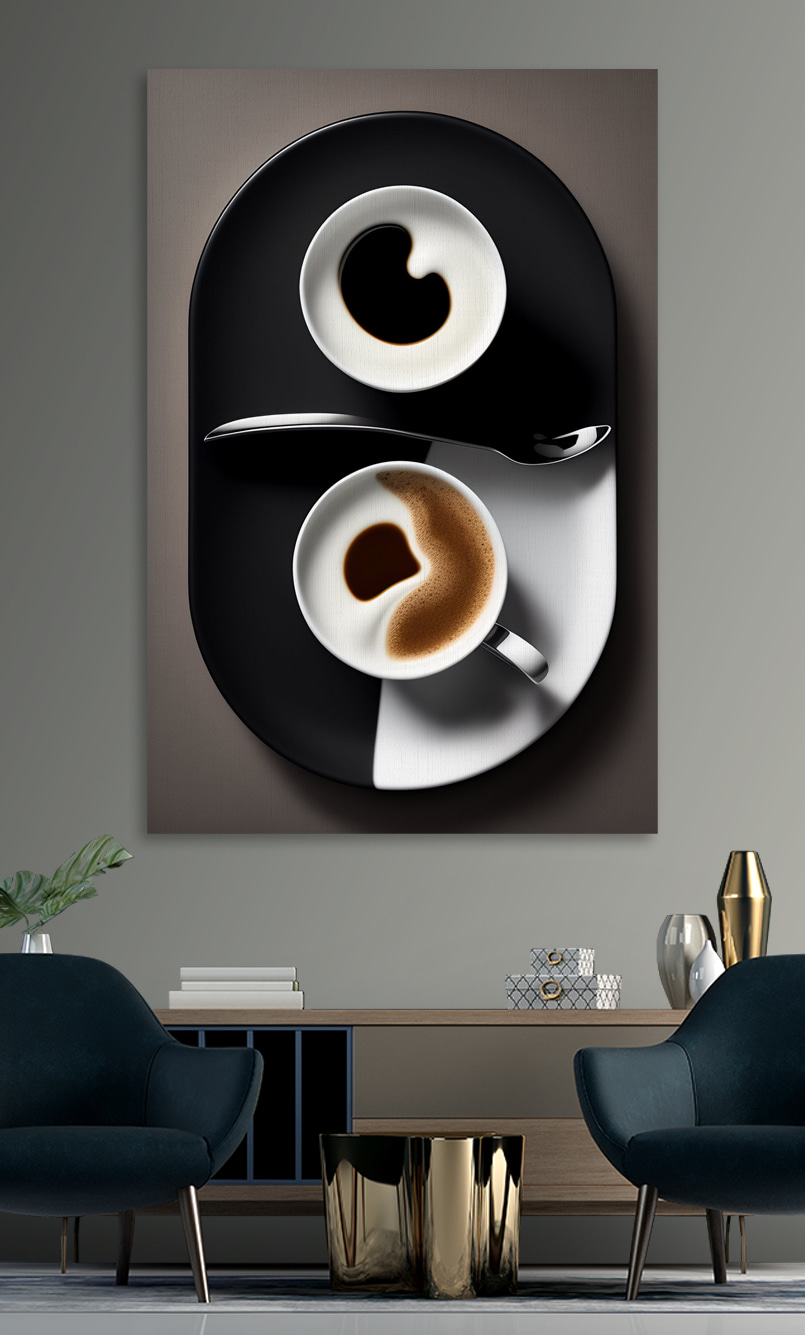 Due tazzine in equilibrio — ambiente 2