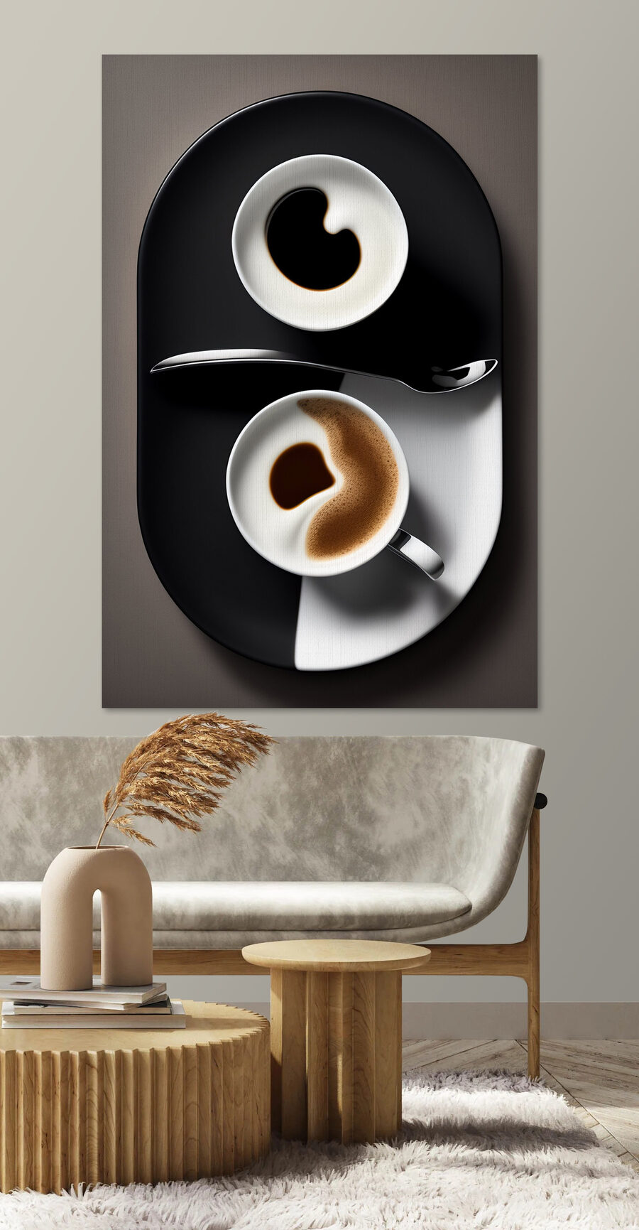 Due tazzine in equilibrio — ambiente 4