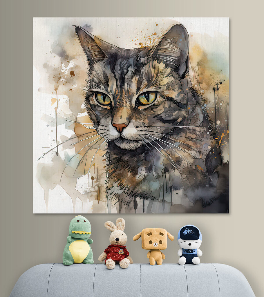 Gatto tra gli schizzi — ambiente 7