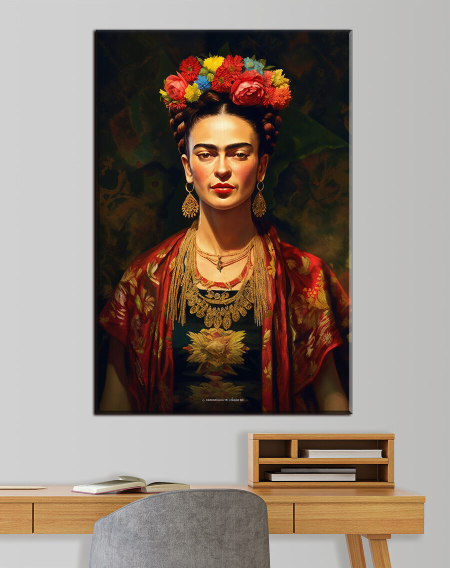 Sguardo caldo tra fiori — ambiente 1