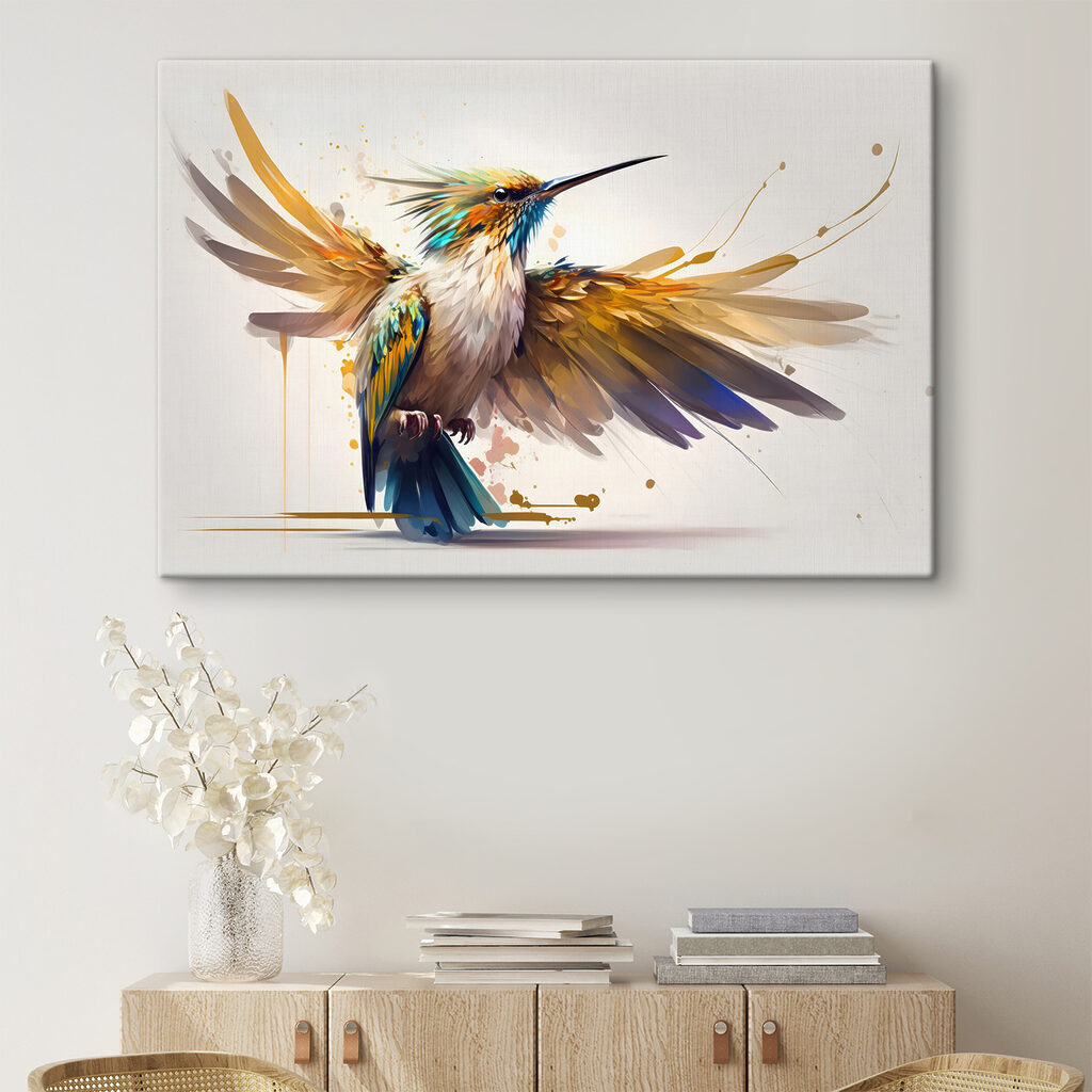 Colibrì con ali spiegate — ambiente 4