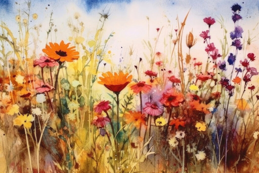 Fiori di campo estivi — design completo