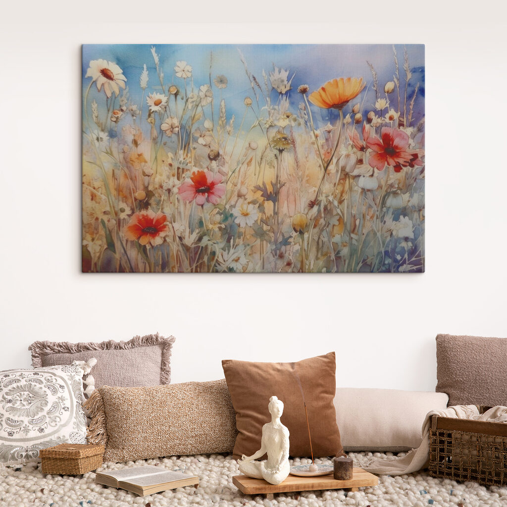 Fiori sotto cielo azzurro — ambiente 3