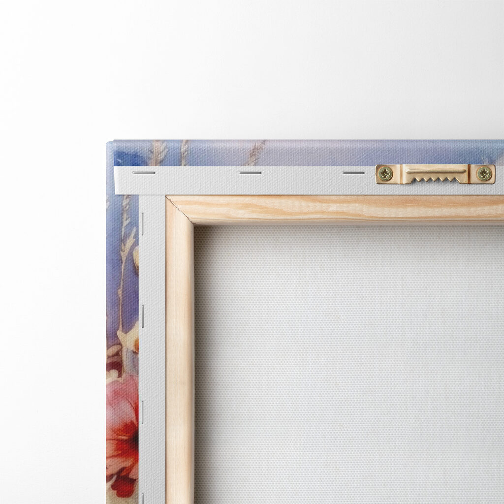 Fiori sotto cielo azzurro — retro