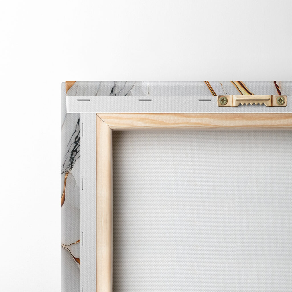 Venature dorate sul bianco — retro