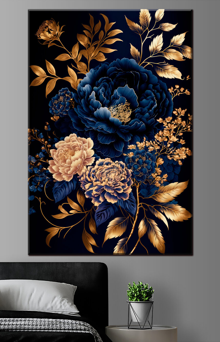 Fiori in blu reale — ambiente 1