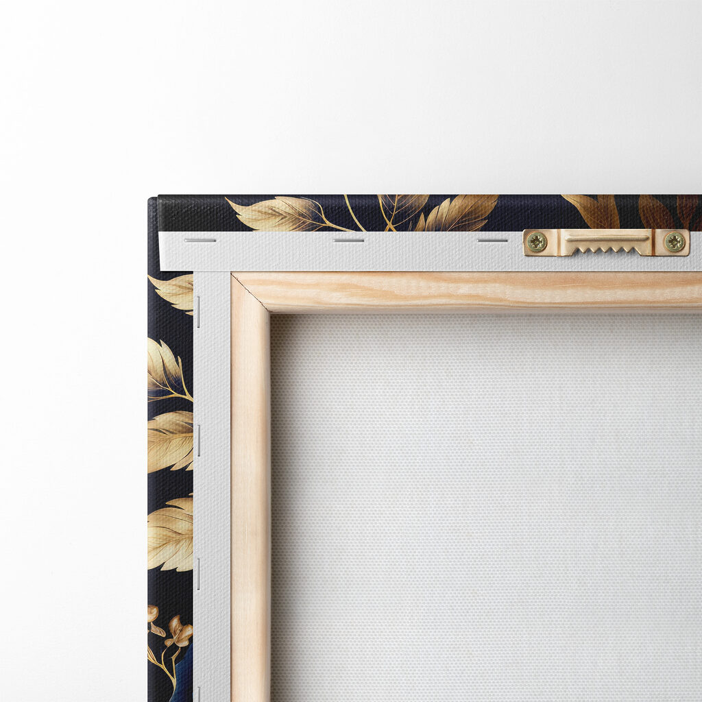 Fiori in blu reale — retro