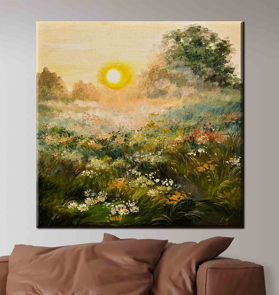 Luce serale sui campi — ambiente 3