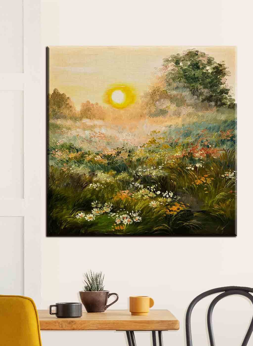 Luce serale sui campi — ambiente 1