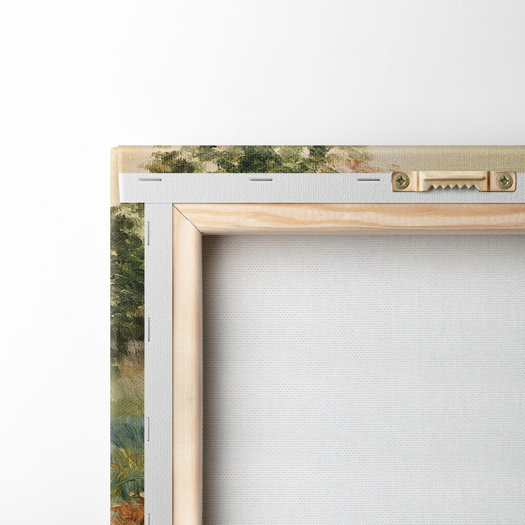 Luce serale sui campi — retro