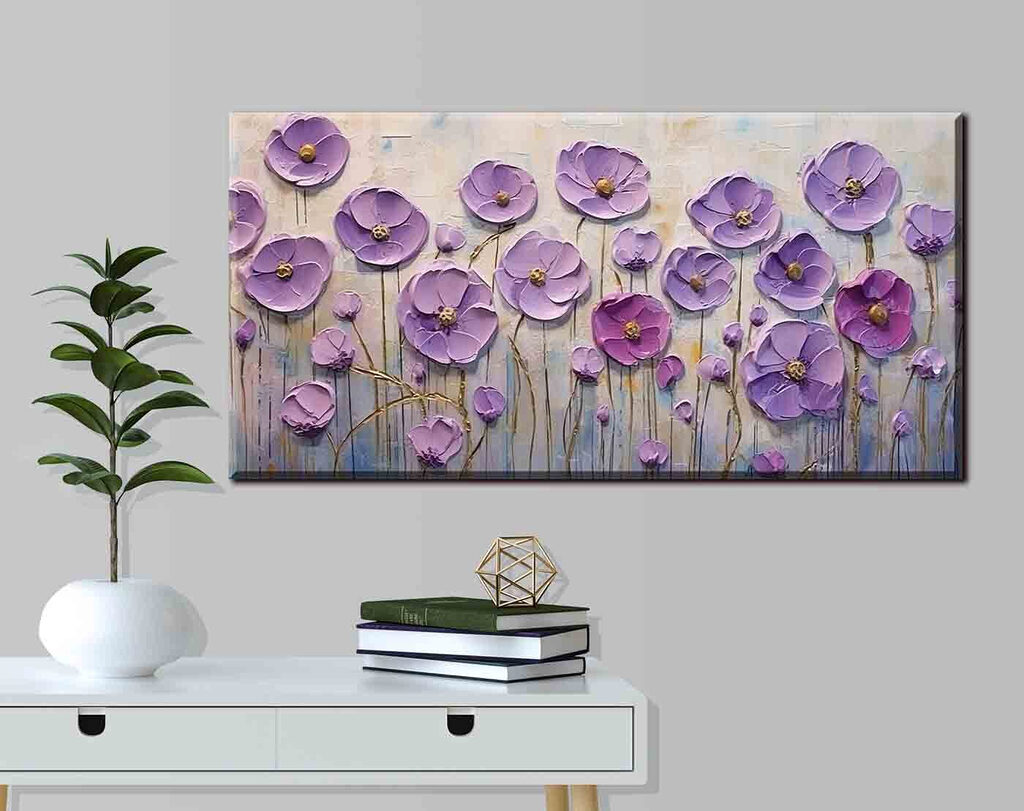 Fiori viola su steli — ambiente 2
