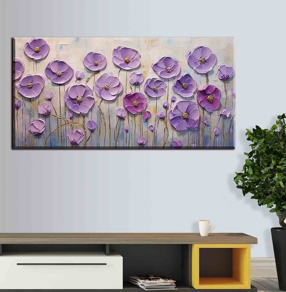 Fiori viola su steli — ambiente 3