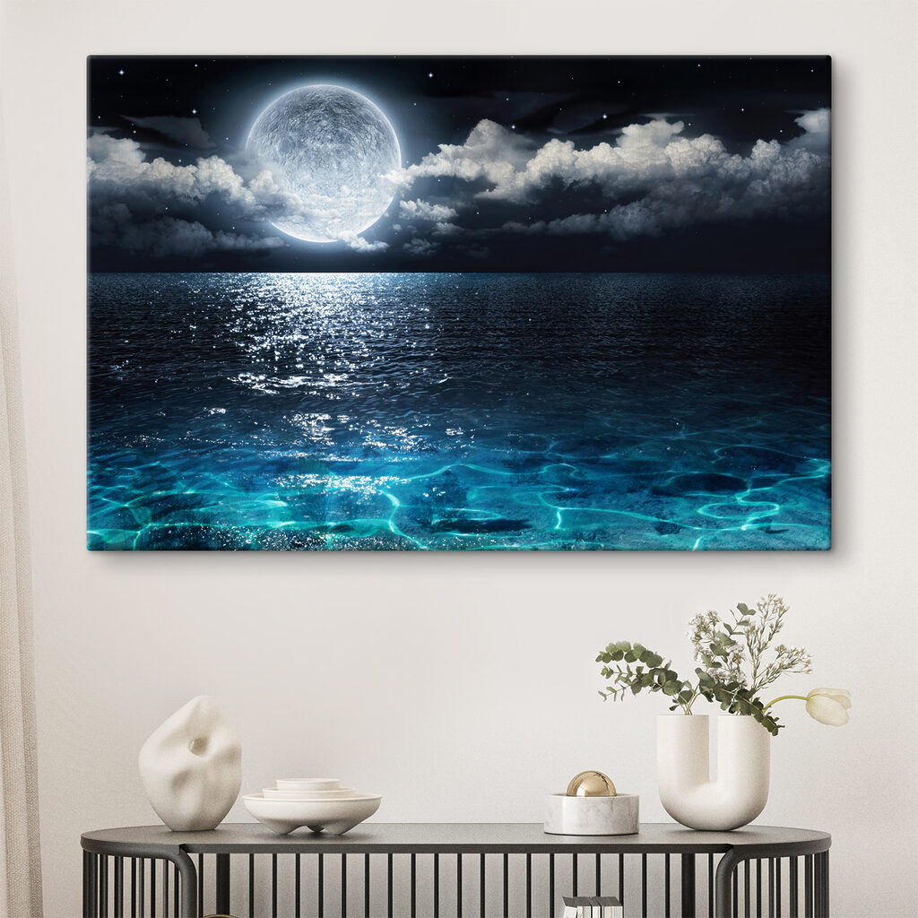 Luna sull’acqua scintillante — ambiente 4