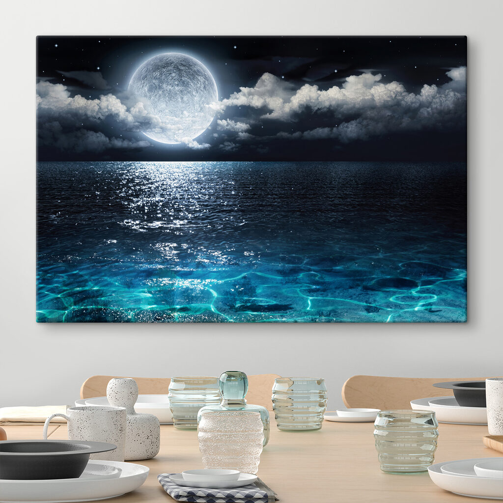 Luna sull’acqua scintillante — ambiente 6