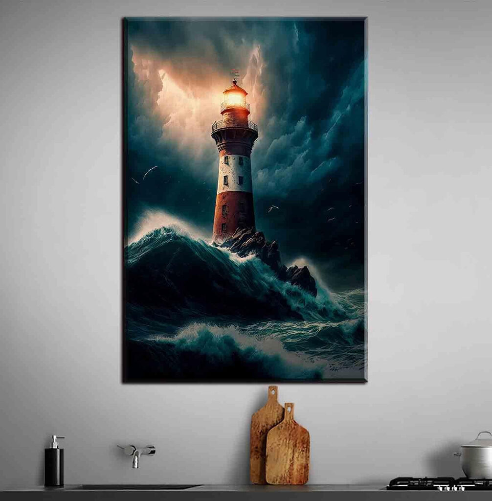 Luce sopra onde alte — ambiente 1