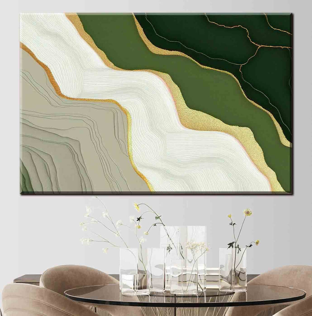 Strati verdi e crema — ambiente 1