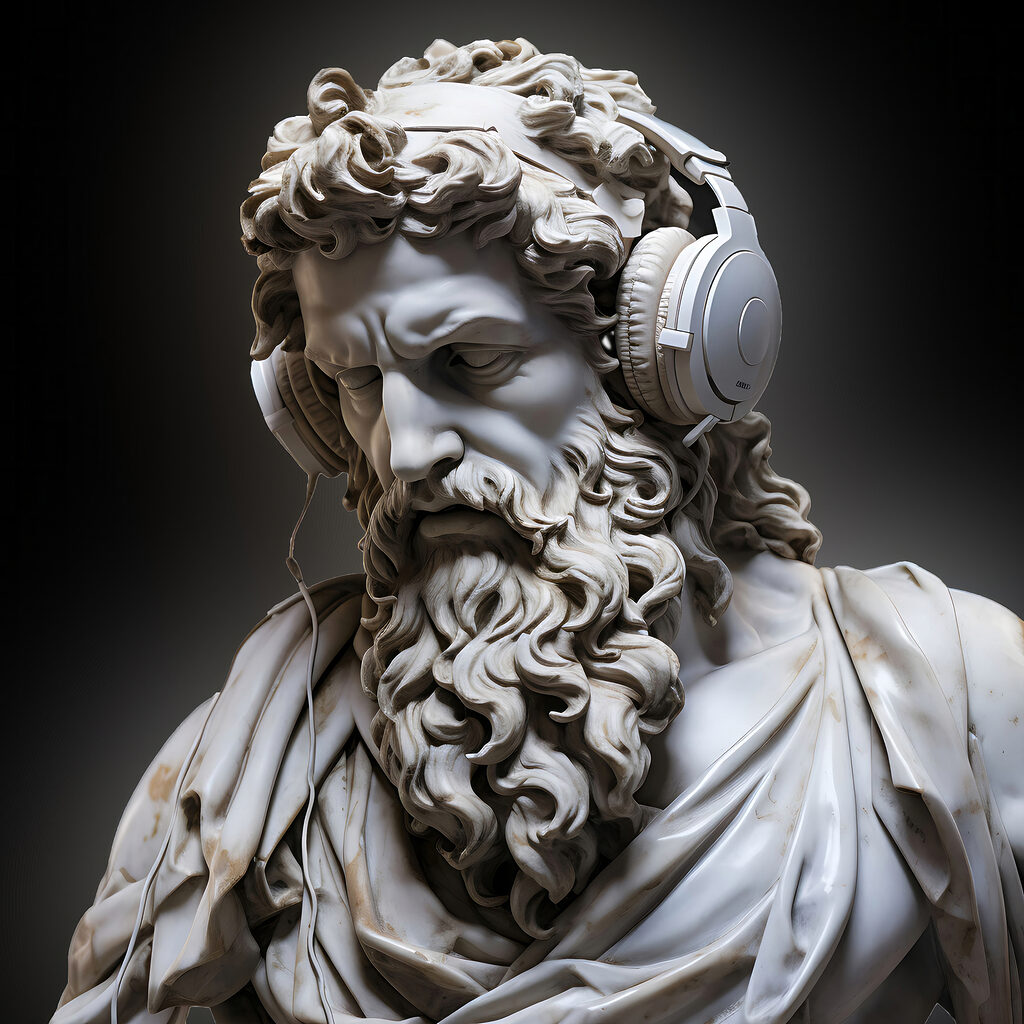 Cuffie su spalle classiche — design completo
