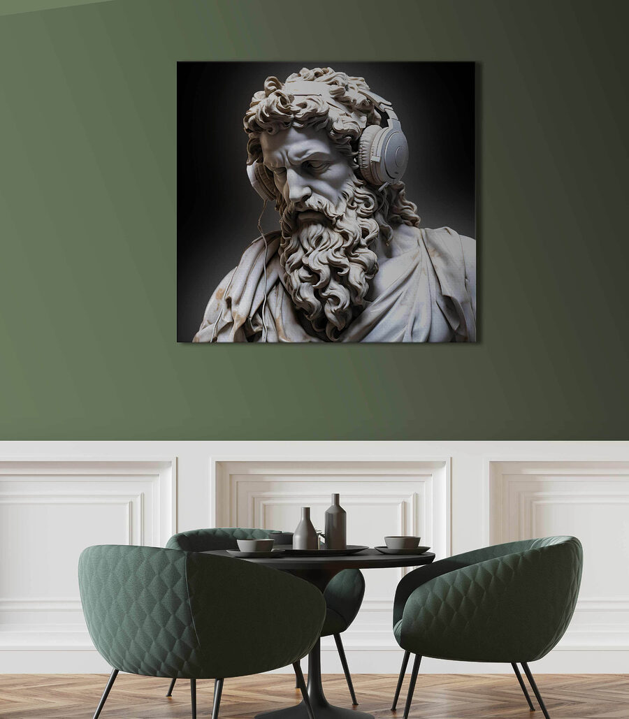 Cuffie su spalle classiche — ambiente 2