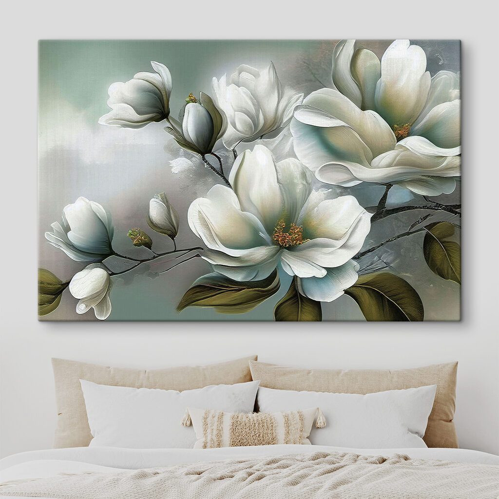Magnolia in verde fresco — ambiente 2