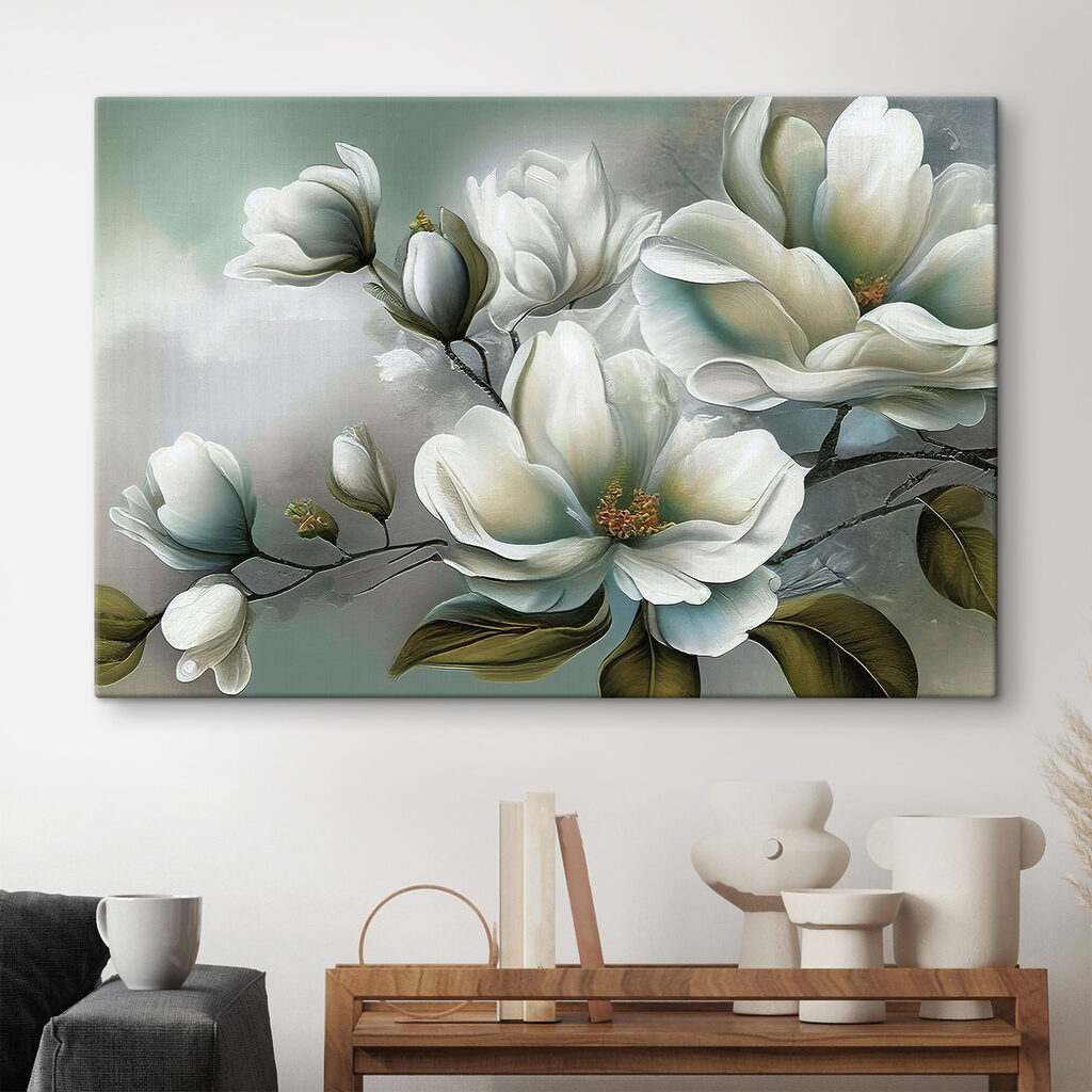 Magnolia in verde fresco — ambiente 3