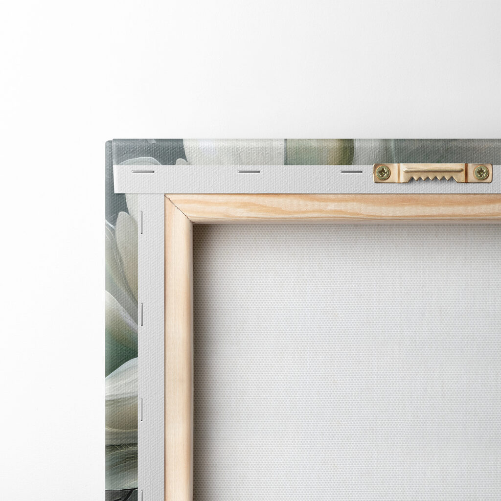 Magnolia in verde fresco — retro
