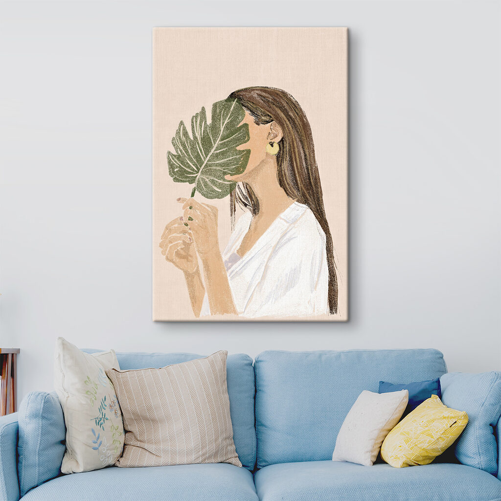 Donna con una foglia — ambiente 5