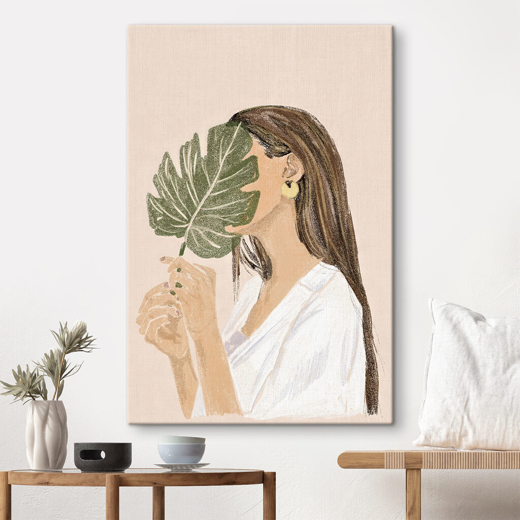 Donna con una foglia — ambiente 6