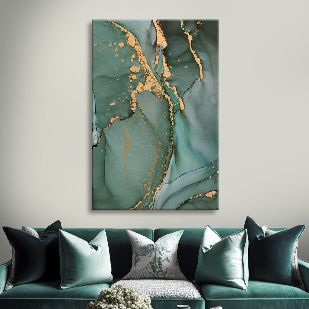 Verde con venature d’oro — ambiente 1