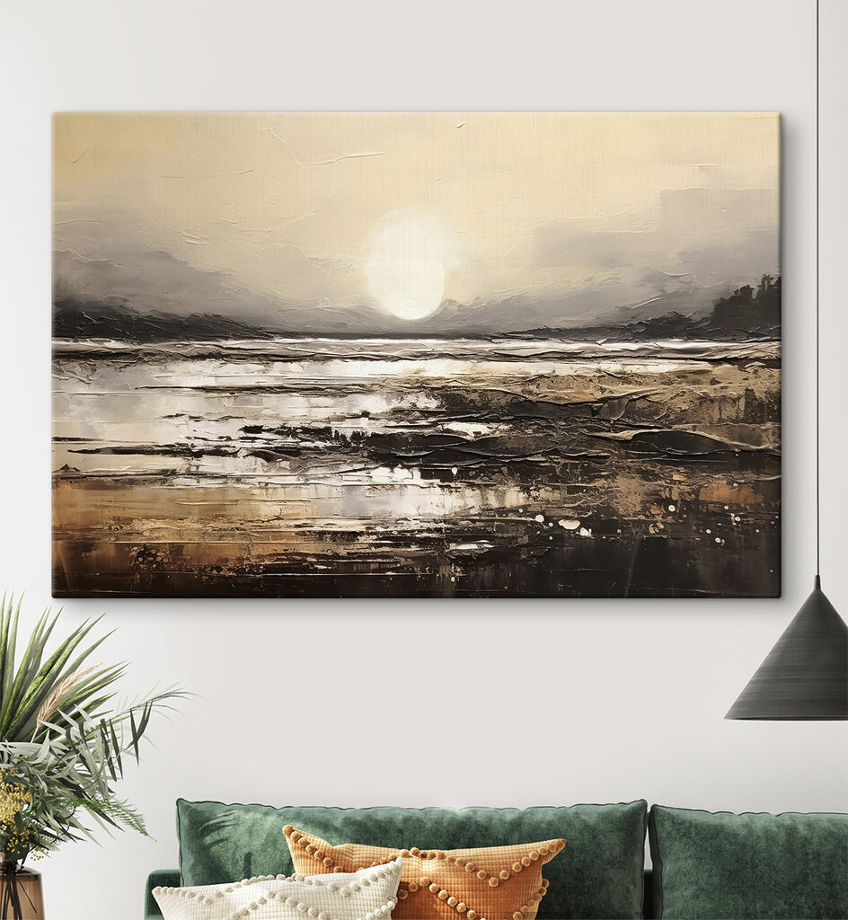 Sole basso sull’acqua — ambiente 3