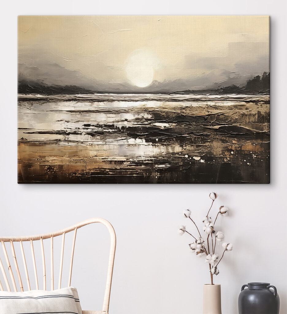 Sole basso sull’acqua — ambiente 6