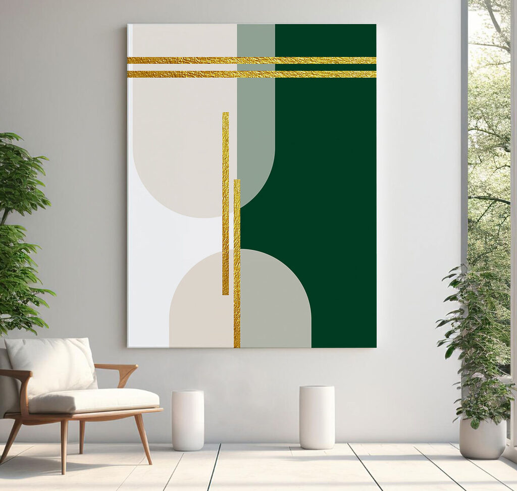 Verde con linee d’oro — ambiente 5