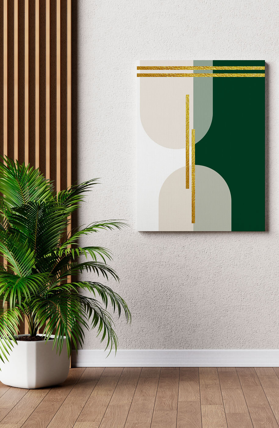 Verde con linee d’oro — ambiente 3