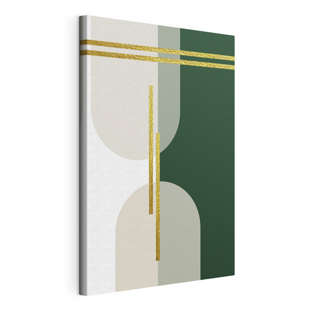 Verde con linee d’oro — vista del prodotto