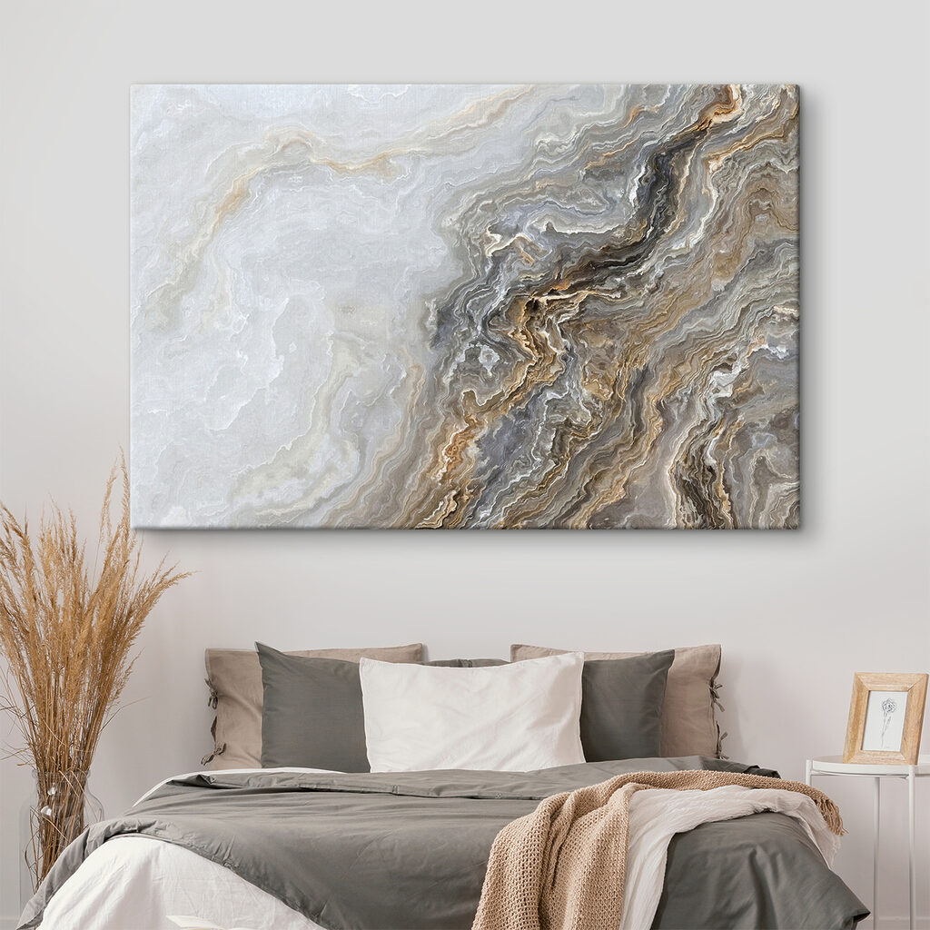 Venature calde nel grigio — ambiente 2