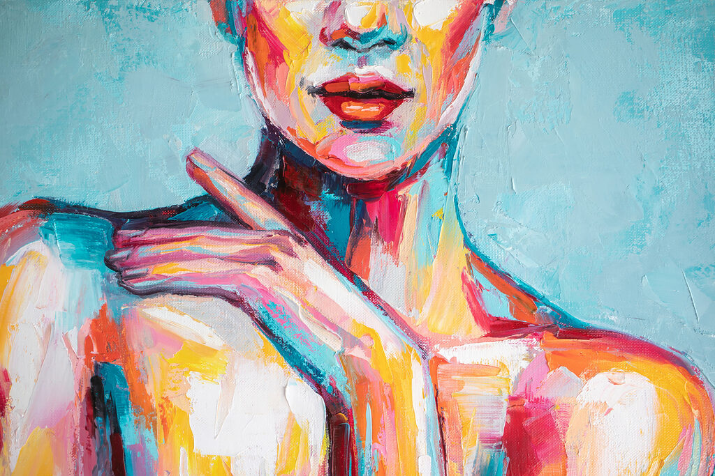 Colore su spalle nude — design completo