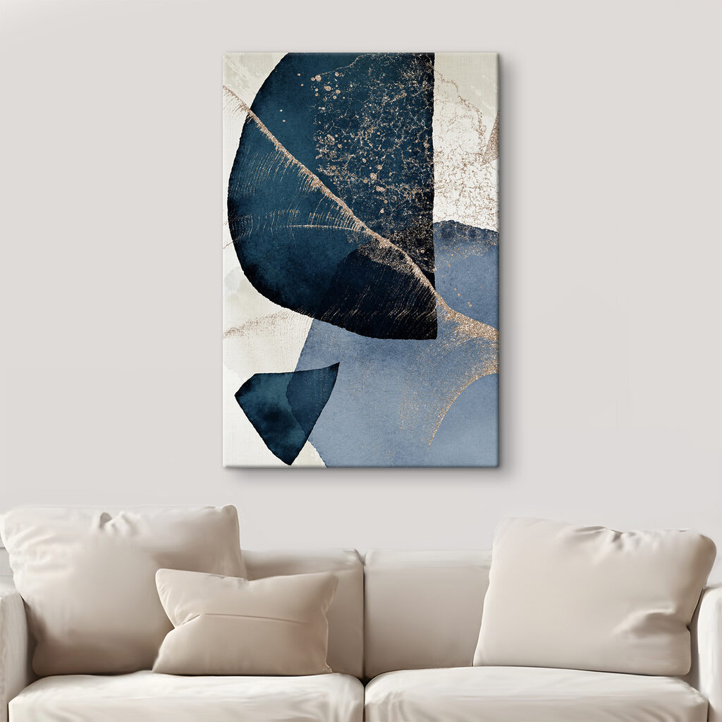 Blu scuro con venature — ambiente 4