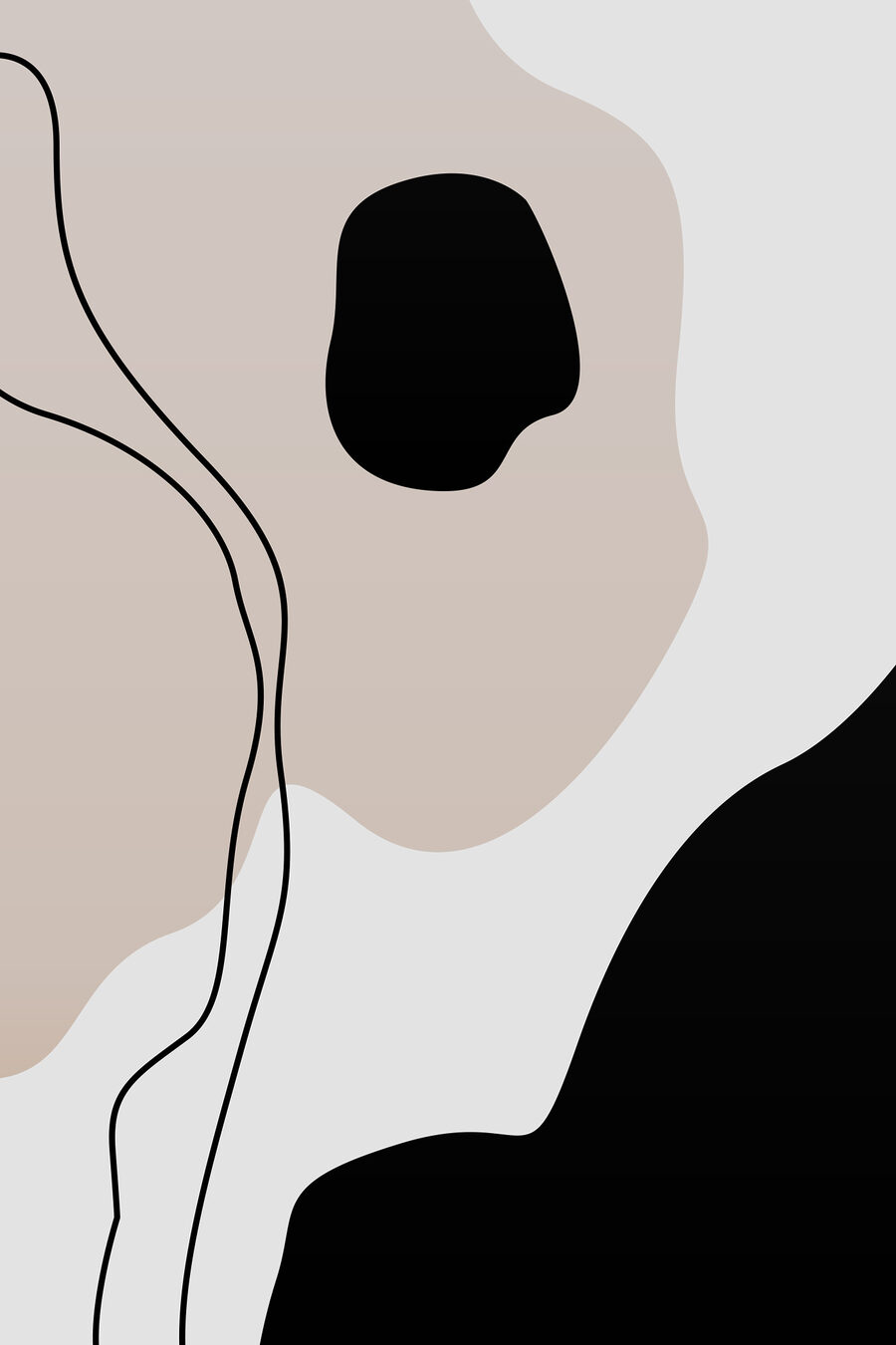 Una linea tra contrasti — design completo