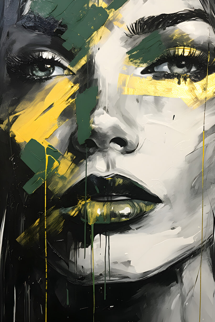 Giallo attorno agli occhi — design completo