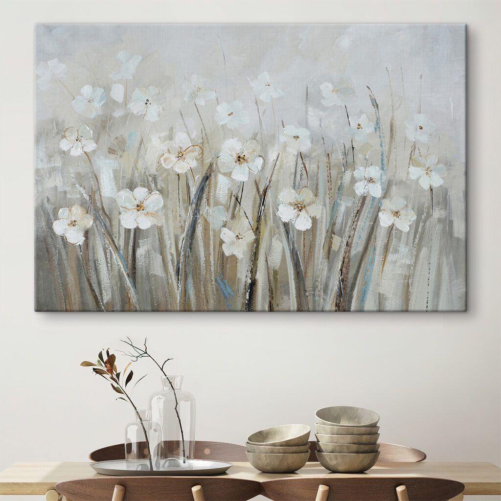 Fiori bianchi in grigioverde — ambiente 4