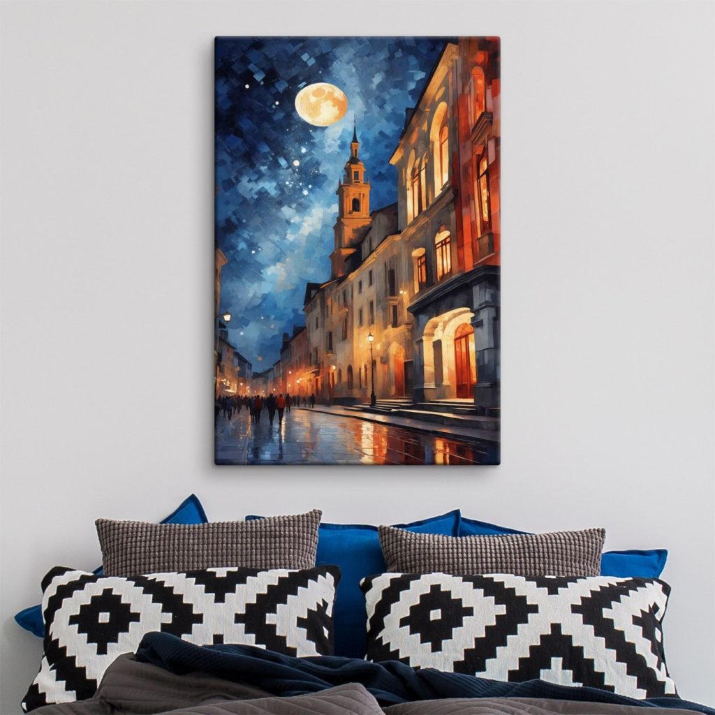 Luna sopra le facciate — ambiente 1