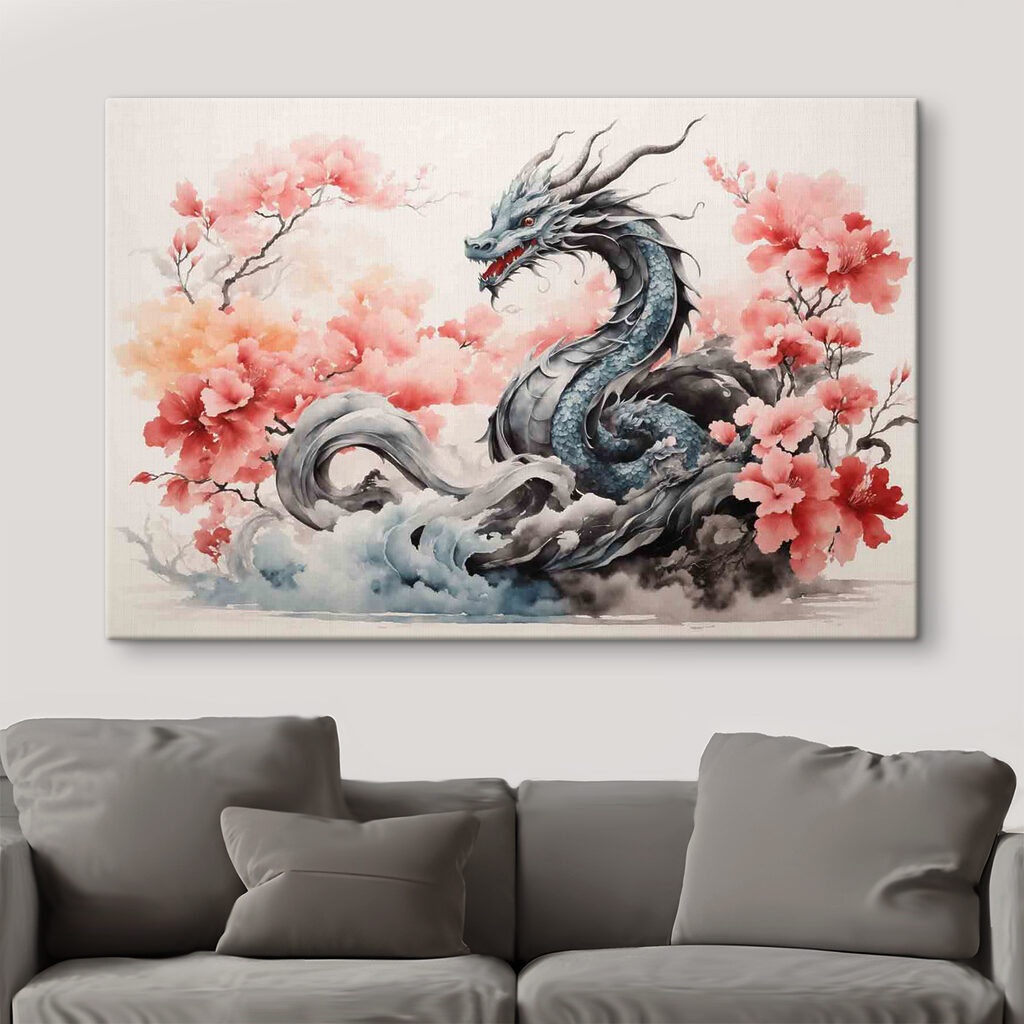 Drago tra i fiori — ambiente 1