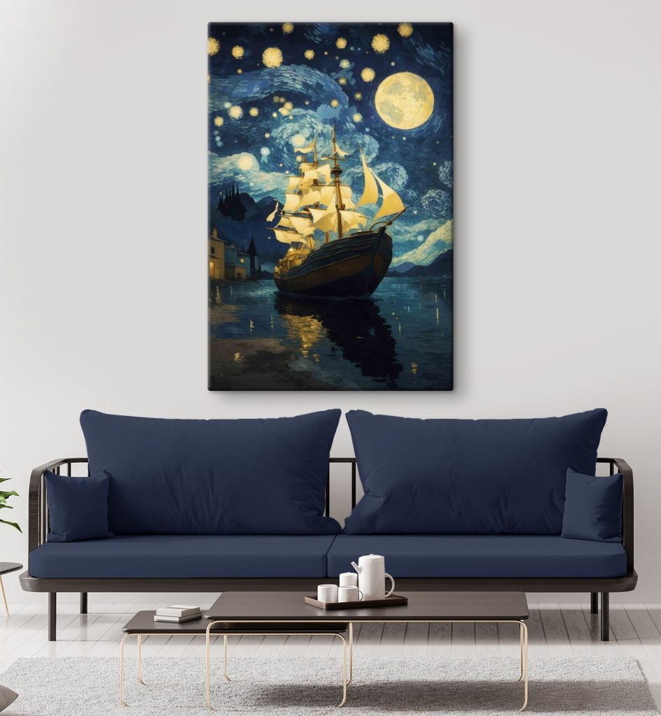 Veliero sotto la luna — ambiente 3