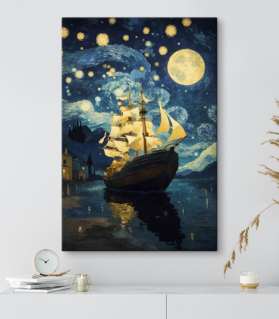 Veliero sotto la luna — ambiente 1